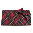  Carolina Tartan Plaid Cummerbund & Bow Tie